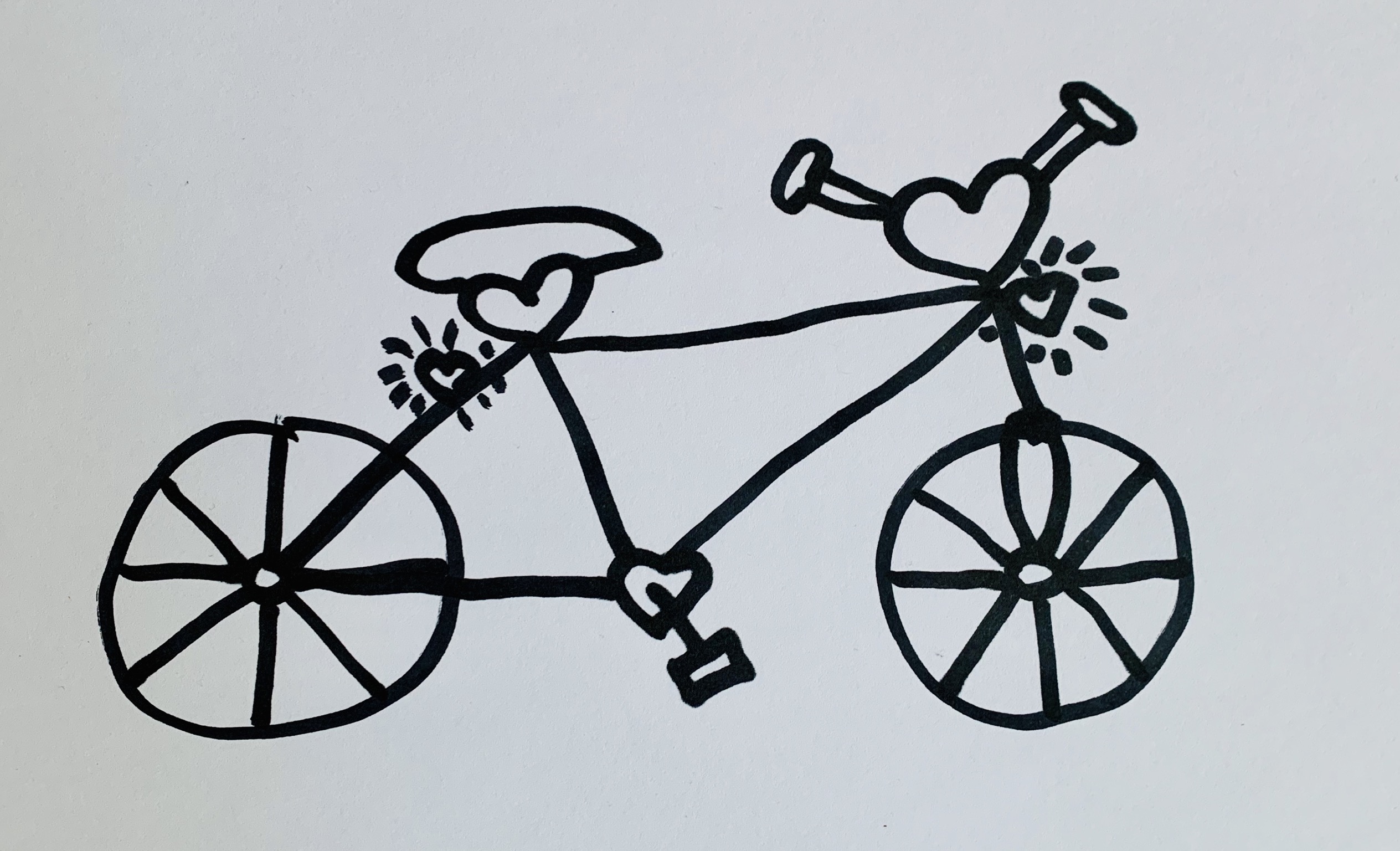 How to Draw Bicycle🚲🚴| Cycle Drawing for Kids | Bicycle Art for Kids | Step  by Step | Art Gallery - YouTube